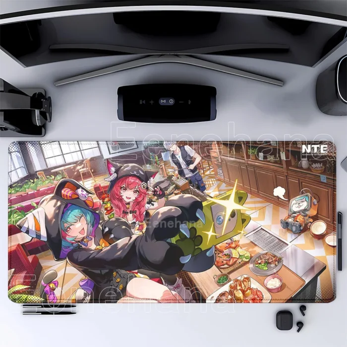 NTE Multi Character Stitched Gaming Mouse Pad | nte.global NTE グッズ 이환 굿즈