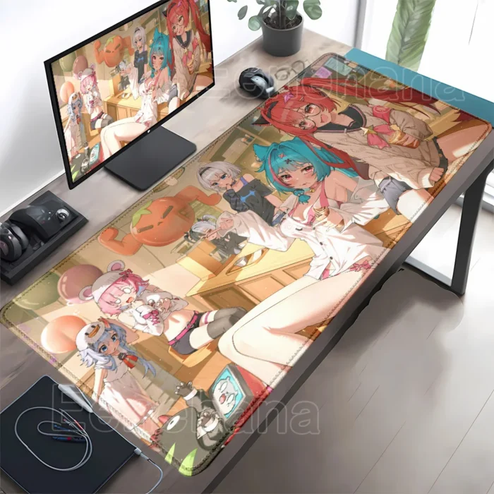 NTE Multi Character Stitched Gaming Mouse Pad | nte.global NTE グッズ 이환 굿즈
