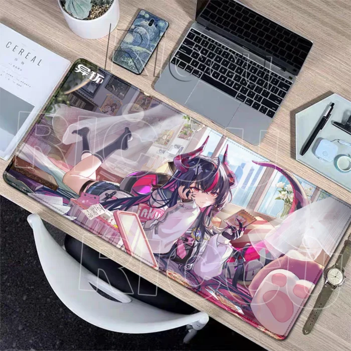 NTE Shinku Stitched Gaming Mouse Pad | nte.global NTE グッズ 이환 굿즈 | Shinku, NTE 真紅