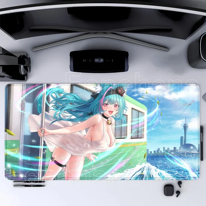 NTE Multi Character Stitched Gaming Mouse Pad | nte.global NTE グッズ 이환 굿즈