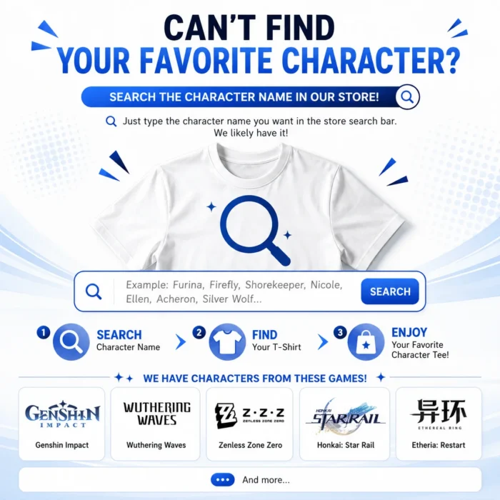 NTE Multi Character Graphic T-Shirt | nte.global NTE グッズ 이환 굿즈 | Mint, NTE 민트, NTE ミント, Hotori