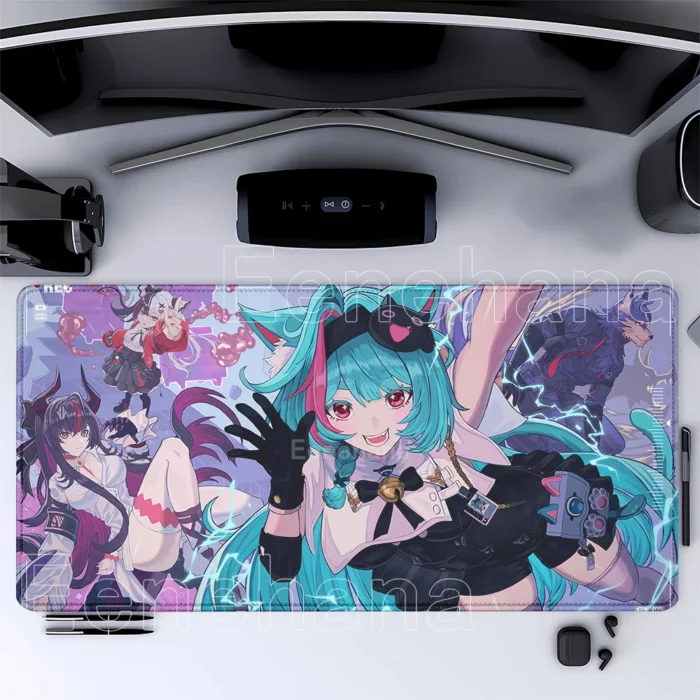 NTE Multi Character Stitched Gaming Mouse Pad | nte.global NTE グッズ 이환 굿즈