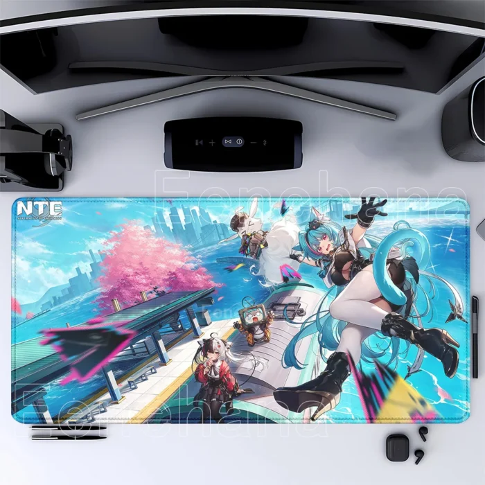NTE Multi Character Stitched Gaming Mouse Pad | nte.global NTE グッズ 이환 굿즈
