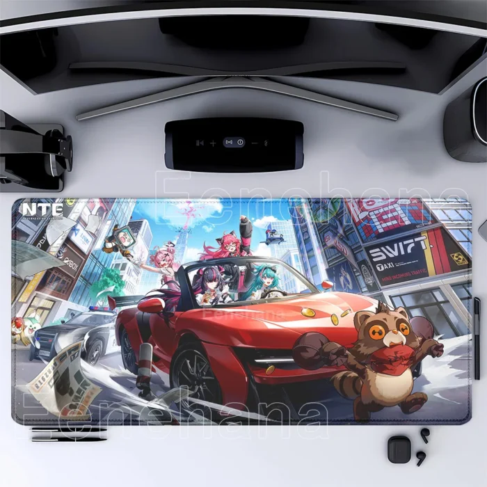 NTE Multi Character Stitched Gaming Mouse Pad | nte.global NTE グッズ 이환 굿즈