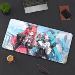 NTE Nanally Mint Zero Gaming Desk Mat | nte.global NTE グッズ 이환 굿즈 | Nanally, NTE 나나리, NTE ナナリ, Mint, NTE 민트, NTE ミント