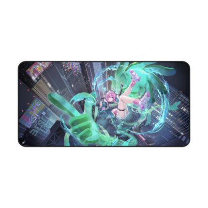 NTE Linko Neon Gaming Desk Mat | nte.global NTE グッズ 이환 굿즈