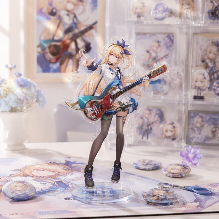 NTE Akane Rin Acrylic Standee and Badge Set | nte.global NTE グッズ 이환 굿즈