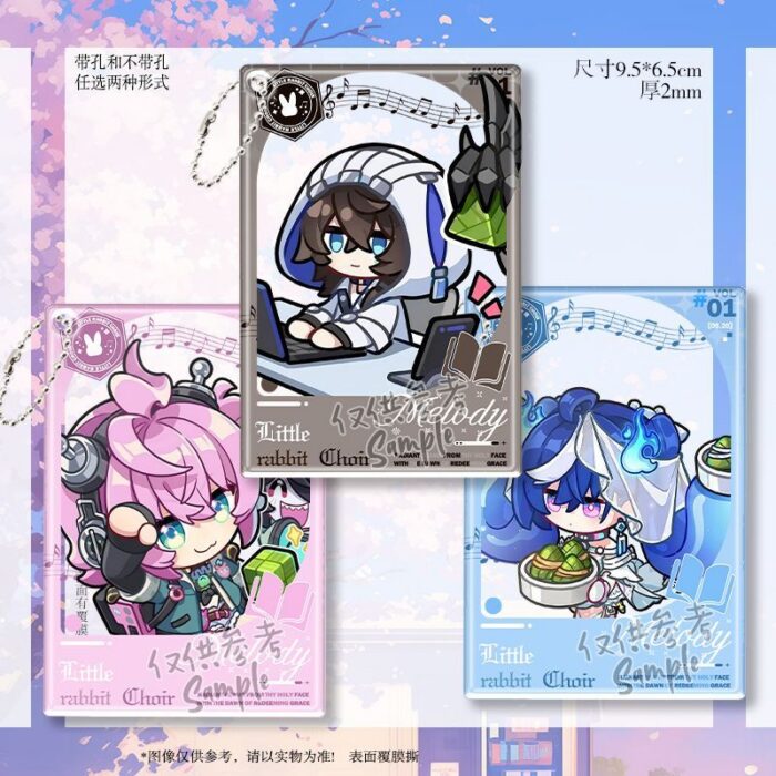 NTE Chibi Acrylic Card and Keychain Collection | nte.global NTE グッズ 이환 굿즈
