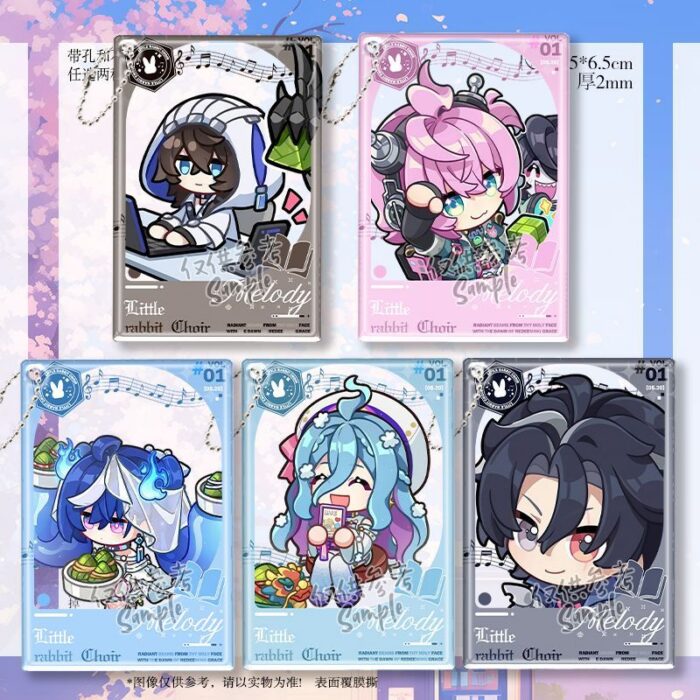 NTE Chibi Acrylic Card and Keychain Collection | nte.global NTE グッズ 이환 굿즈
