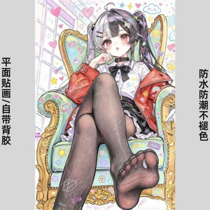 NTE Lacrimosa Poster Self-adhesive Wall Sticker | nte.global NTE グッズ 이환 굿즈 | Lacrimosa, NTE 라크리모사, NTE ラクリモーサ