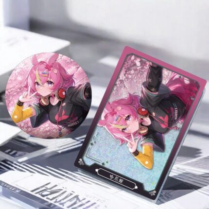 NTE Haniel Glitter Acrylic Display Block and Badge Collection | nte.global NTE グッズ 이환 굿즈