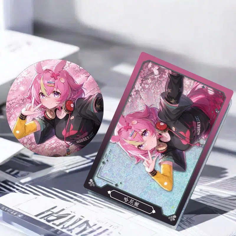 NTE Haniel Glitter Acrylic Display Block and Badge Collection | nte.global NTE Haniel Glitter Acrylic Display Block and Badge Collection | nte.global | NTE Haniel |