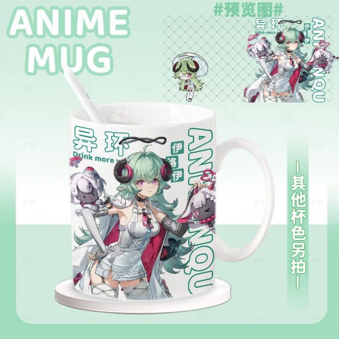NTE Lacrimosa, Iroi and Shinku Ceramic Mug | nte.global NTE グッズ 이환 굿즈 | Lacrimosa, NTE 라크리모사, NTE ラクリモーサ, Shinku, NTE 真紅