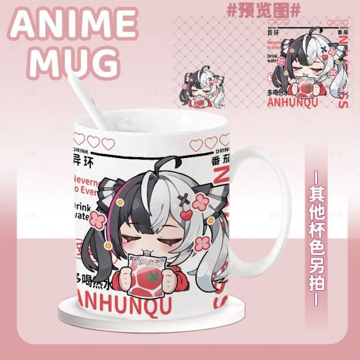 NTE Lacrimosa, Iroi and Shinku Ceramic Mug | nte.global NTE グッズ 이환 굿즈 | Lacrimosa, NTE 라크리모사, NTE ラクリモーサ, Shinku, NTE 真紅