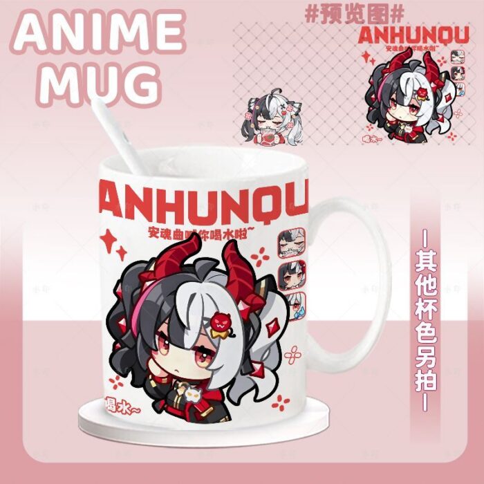 NTE Lacrimosa, Iroi and Shinku Ceramic Mug | nte.global NTE グッズ 이환 굿즈 | Lacrimosa, NTE 라크리모사, NTE ラクリモーサ, Shinku, NTE 真紅