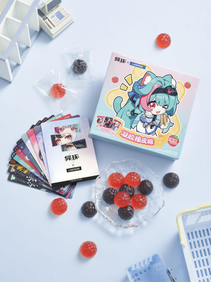 NTE x Lawson Collaboration  – Milk Tea Gift Box, Acrylic Stand, Collectible Cards, Folding Umbrella & Badges [ Official Merchandise ] | nte.global NTE グッズ 이환 굿즈 | Mint, NTE 민트, NTE ミント, Lacrimosa, NTE 라크리모사, NTE ラクリモーサ