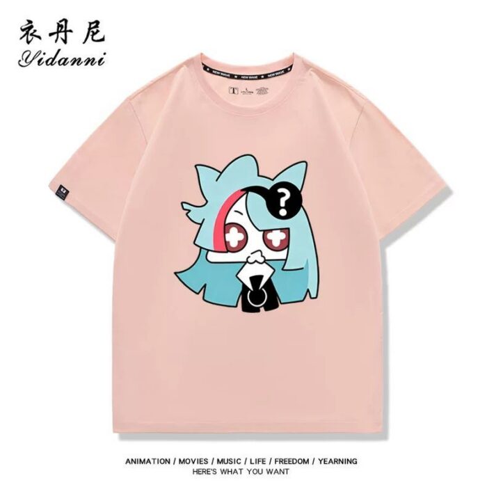 NTE Mint, Lacrimosa, Nanally and Jiuyuan T-Shirt | nte.global NTE グッズ 이환 굿즈 | Nanally, NTE 나나리, NTE ナナリ, Mint, NTE 민트, NTE ミント, Lacrimosa, NTE 라크리모사, NTE ラクリモーサ