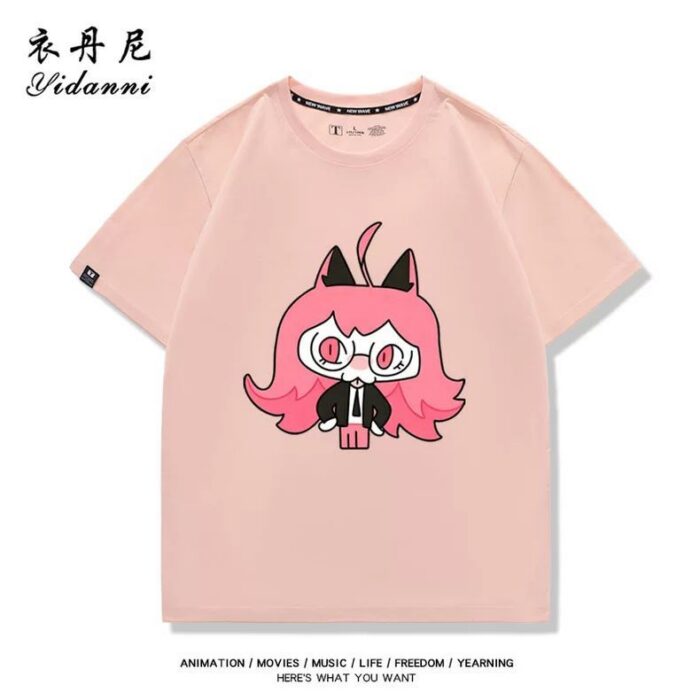 NTE Mint, Lacrimosa, Nanally and Jiuyuan T-Shirt | nte.global NTE グッズ 이환 굿즈 | Nanally, NTE 나나리, NTE ナナリ, Mint, NTE 민트, NTE ミント, Lacrimosa, NTE 라크리모사, NTE ラクリモーサ