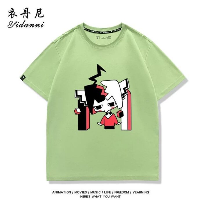 NTE Mint, Lacrimosa, Nanally and Jiuyuan T-Shirt | nte.global NTE グッズ 이환 굿즈 | Nanally, NTE 나나리, NTE ナナリ, Mint, NTE 민트, NTE ミント, Lacrimosa, NTE 라크리모사, NTE ラクリモーサ