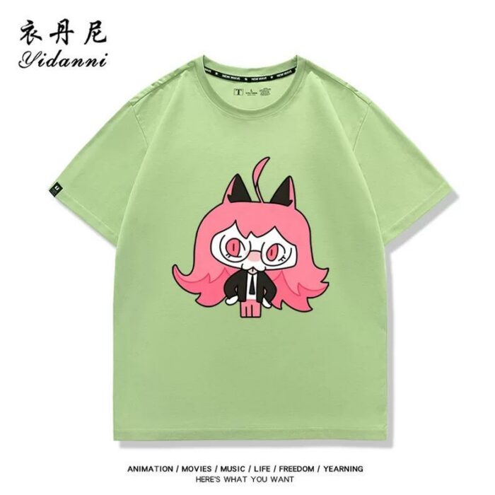 NTE Mint, Lacrimosa, Nanally and Jiuyuan T-Shirt | nte.global NTE グッズ 이환 굿즈 | Nanally, NTE 나나리, NTE ナナリ, Mint, NTE 민트, NTE ミント, Lacrimosa, NTE 라크리모사, NTE ラクリモーサ