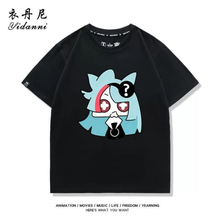 NTE Mint, Lacrimosa, Nanally and Jiuyuan T-Shirt | nte.global NTE グッズ 이환 굿즈 | Nanally, NTE 나나리, NTE ナナリ, Mint, NTE 민트, NTE ミント, Lacrimosa, NTE 라크리모사, NTE ラクリモーサ