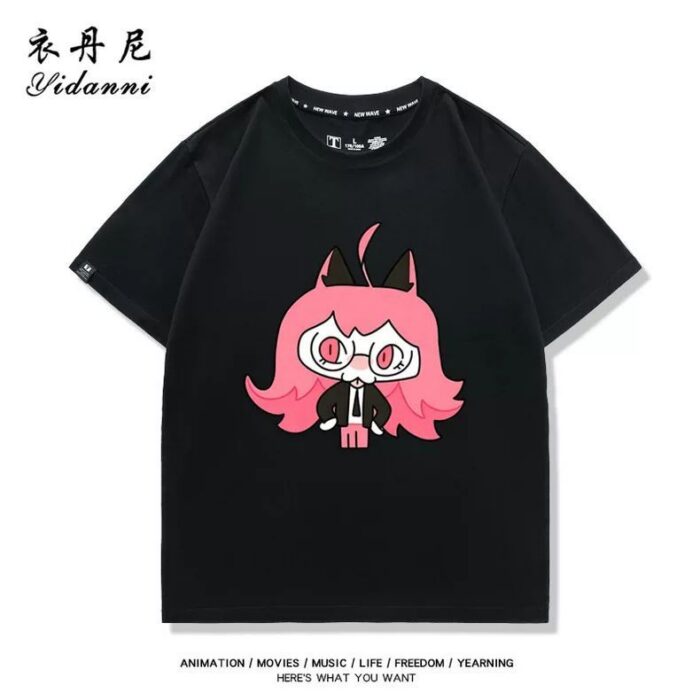 NTE Mint, Lacrimosa, Nanally and Jiuyuan T-Shirt | nte.global NTE グッズ 이환 굿즈 | Nanally, NTE 나나리, NTE ナナリ, Mint, NTE 민트, NTE ミント, Lacrimosa, NTE 라크리모사, NTE ラクリモーサ