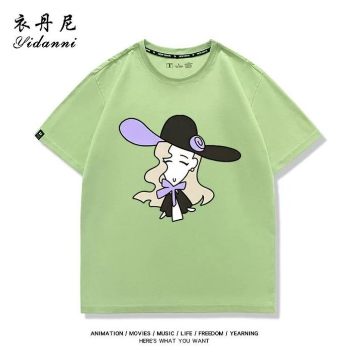 NTE Mint, Lacrimosa, Nanally and Jiuyuan T-Shirt | nte.global NTE グッズ 이환 굿즈 | Nanally, NTE 나나리, NTE ナナリ, Mint, NTE 민트, NTE ミント, Lacrimosa, NTE 라크리모사, NTE ラクリモーサ