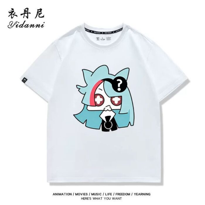NTE Mint, Lacrimosa, Nanally and Jiuyuan T-Shirt | nte.global NTE グッズ 이환 굿즈 | Nanally, NTE 나나리, NTE ナナリ, Mint, NTE 민트, NTE ミント, Lacrimosa, NTE 라크리모사, NTE ラクリモーサ