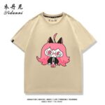 NTE Mint, Lacrimosa, Nanally and Jiuyuan T-Shirt | nte.global NTE グッズ 이환 굿즈 | Nanally, NTE 나나리, NTE ナナリ, Mint, NTE 민트, NTE ミント, Lacrimosa, NTE 라크리모사, NTE ラクリモーサ