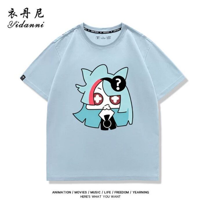NTE Mint, Lacrimosa, Nanally and Jiuyuan T-Shirt | nte.global NTE グッズ 이환 굿즈 | Nanally, NTE 나나리, NTE ナナリ, Mint, NTE 민트, NTE ミント, Lacrimosa, NTE 라크리모사, NTE ラクリモーサ
