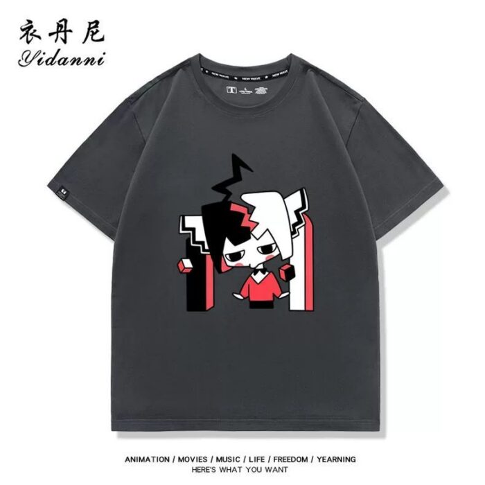 NTE Mint, Lacrimosa, Nanally and Jiuyuan T-Shirt | nte.global NTE グッズ 이환 굿즈 | Nanally, NTE 나나리, NTE ナナリ, Mint, NTE 민트, NTE ミント, Lacrimosa, NTE 라크리모사, NTE ラクリモーサ