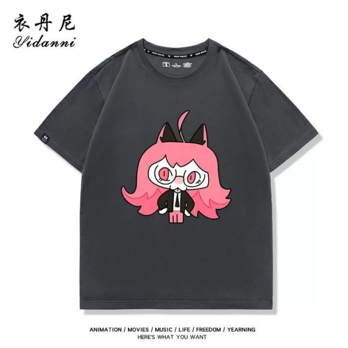 NTE Mint, Lacrimosa, Nanally and Jiuyuan T-Shirt | nte.global NTE グッズ 이환 굿즈 | Nanally, NTE 나나리, NTE ナナリ, Mint, NTE 민트, NTE ミント, Lacrimosa, NTE 라크리모사, NTE ラクリモーサ