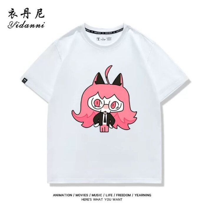 NTE Mint, Lacrimosa, Nanally and Jiuyuan T-Shirt | nte.global NTE グッズ 이환 굿즈 | Nanally, NTE 나나리, NTE ナナリ, Mint, NTE 민트, NTE ミント, Lacrimosa, NTE 라크리모사, NTE ラクリモーサ
