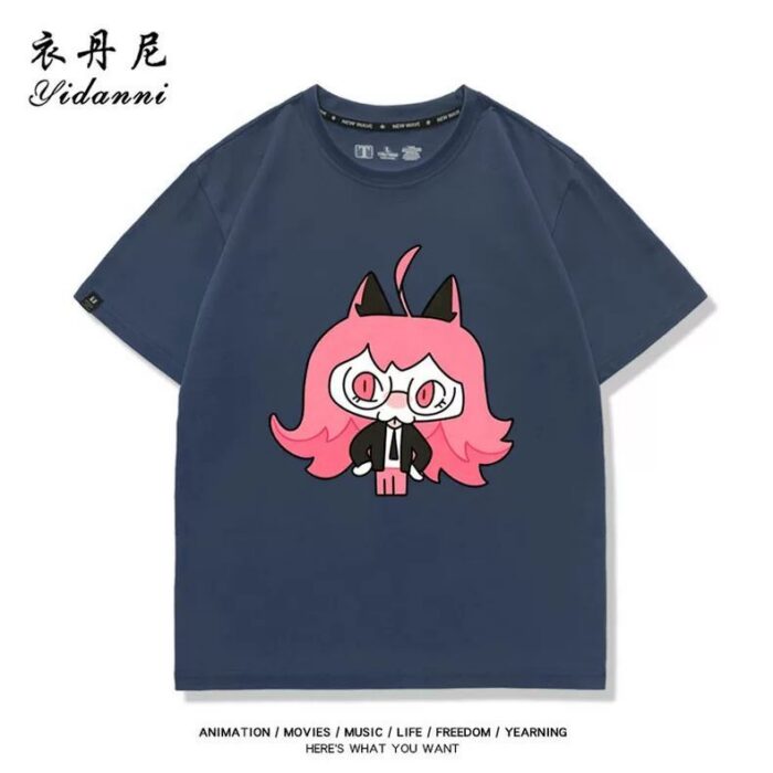 NTE Mint, Lacrimosa, Nanally and Jiuyuan T-Shirt | nte.global NTE グッズ 이환 굿즈 | Nanally, NTE 나나리, NTE ナナリ, Mint, NTE 민트, NTE ミント, Lacrimosa, NTE 라크리모사, NTE ラクリモーサ