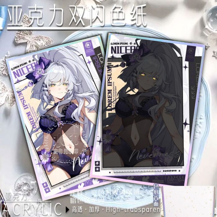 NTE Multi-Character Acrylic Art Card | nte.global NTE グッズ 이환 굿즈 | Nanally, NTE 나나리, NTE ナナリ, Mint, NTE 민트, NTE ミント