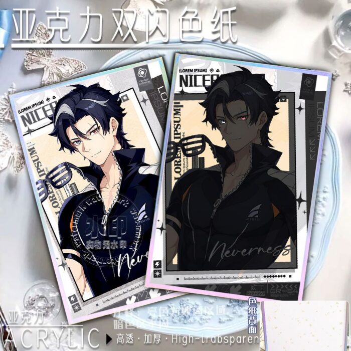 NTE Multi-Character Acrylic Art Card | nte.global NTE グッズ 이환 굿즈 | Nanally, NTE 나나리, NTE ナナリ, Mint, NTE 민트, NTE ミント