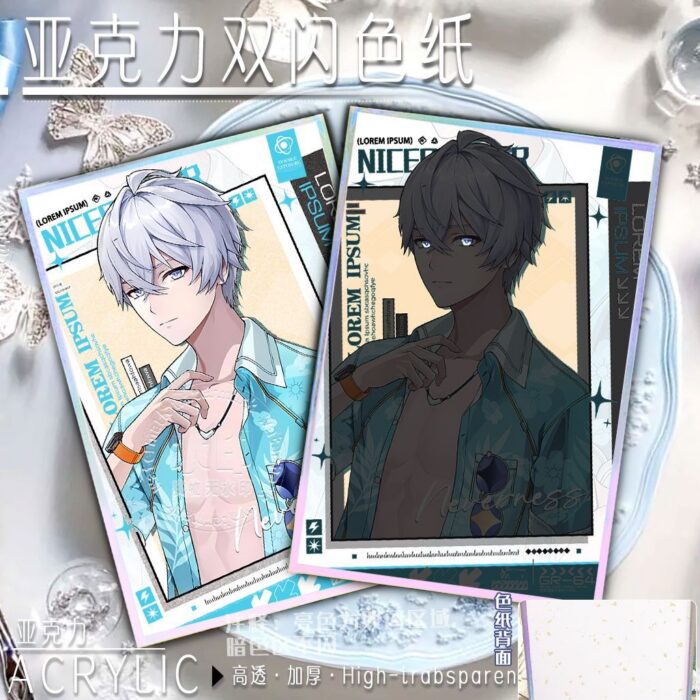 NTE Multi-Character Acrylic Art Card | nte.global NTE グッズ 이환 굿즈 | Nanally, NTE 나나리, NTE ナナリ, Mint, NTE 민트, NTE ミント