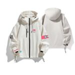 NTE Multi-Character Jacket | nte.global NTE グッズ 이환 굿즈 | Nanally, NTE 나나리, NTE ナナリ, Mint, NTE 민트, NTE ミント, Lacrimosa, NTE 라크리모사, NTE ラクリモーサ, Chiz, NTE 치즈, NTE ちいちゃん