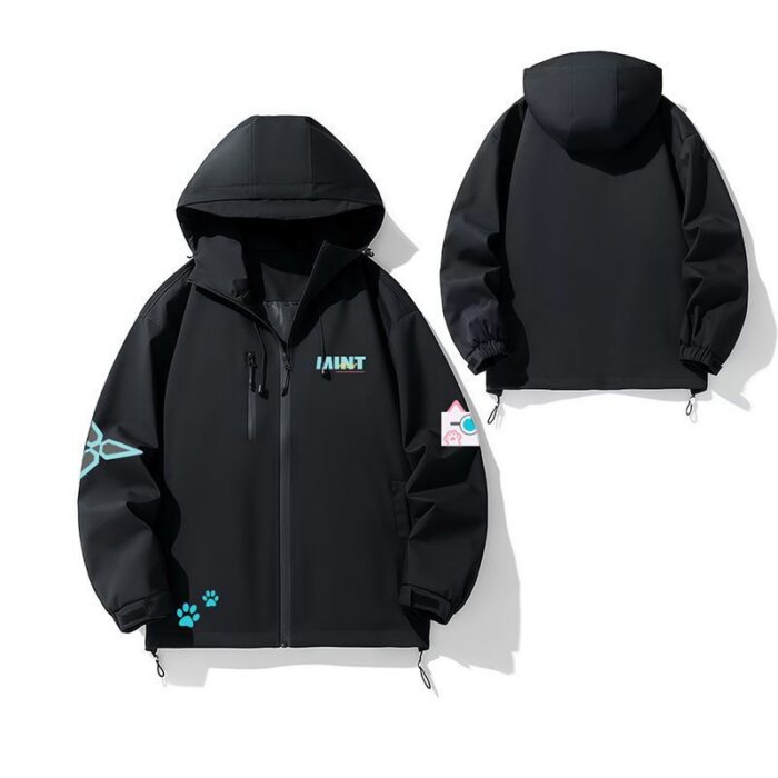 NTE Multi-Character Jacket | nte.global NTE グッズ 이환 굿즈 | Nanally, NTE 나나리, NTE ナナリ, Mint, NTE 민트, NTE ミント, Lacrimosa, NTE 라크리모사, NTE ラクリモーサ, Chiz, NTE 치즈, NTE ちいちゃん