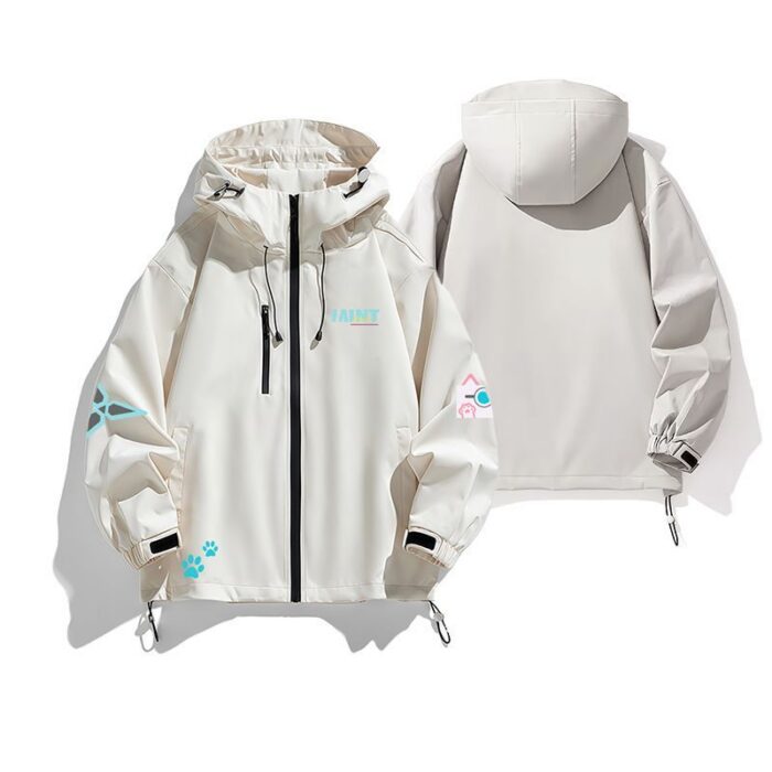 NTE Multi-Character Jacket | nte.global NTE グッズ 이환 굿즈 | Nanally, NTE 나나리, NTE ナナリ, Mint, NTE 민트, NTE ミント, Lacrimosa, NTE 라크리모사, NTE ラクリモーサ, Chiz, NTE 치즈, NTE ちいちゃん