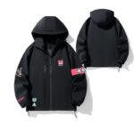 NTE Multi-Character Jacket | nte.global NTE グッズ 이환 굿즈 | Nanally, NTE 나나리, NTE ナナリ, Mint, NTE 민트, NTE ミント, Lacrimosa, NTE 라크리모사, NTE ラクリモーサ, Chiz, NTE 치즈, NTE ちいちゃん