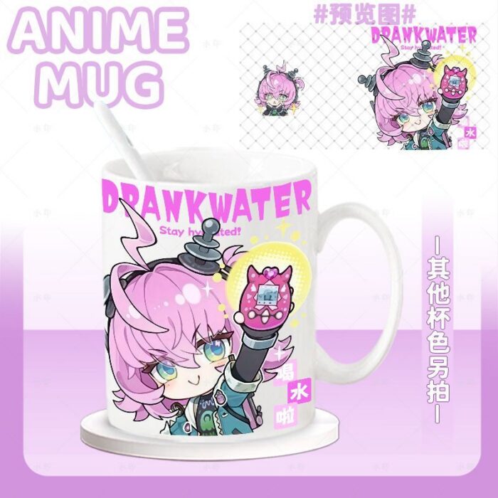 NTE Multi-Character Mug | nte.global NTE グッズ 이환 굿즈 | Mint, NTE 민트, NTE ミント