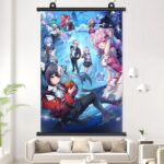 NTE Multi-Character Wall Tapestry | nte.global NTE グッズ 이환 굿즈 | Nanally, NTE 나나리, NTE ナナリ, Mint, NTE 민트, NTE ミント, Lacrimosa, NTE 라크리모사, NTE ラクリモーサ, Chiz, NTE 치즈, NTE ちいちゃん, Hotori
