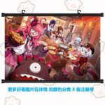 NTE Multi-Character Wall Tapestry | nte.global NTE グッズ 이환 굿즈 | Nanally, NTE 나나리, NTE ナナリ, Mint, NTE 민트, NTE ミント, Lacrimosa, NTE 라크리모사, NTE ラクリモーサ, Chiz, NTE 치즈, NTE ちいちゃん, Hotori