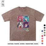 NTE Nanally, Mint, Lacrimosa and Shinku T-Shirt | nte.global NTE グッズ 이환 굿즈 | Nanally, NTE 나나리, NTE ナナリ, Mint, NTE 민트, NTE ミント, Lacrimosa, NTE 라크리모사, NTE ラクリモーサ, Shinku, NTE 真紅