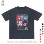 NTE Nanally, Mint, Lacrimosa and Shinku T-Shirt | nte.global NTE グッズ 이환 굿즈 | Nanally, NTE 나나리, NTE ナナリ, Mint, NTE 민트, NTE ミント, Lacrimosa, NTE 라크리모사, NTE ラクリモーサ, Shinku, NTE 真紅
