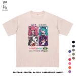 NTE Nanally, Mint, Lacrimosa and Shinku T-Shirt | nte.global NTE グッズ 이환 굿즈 | Nanally, NTE 나나리, NTE ナナリ, Mint, NTE 민트, NTE ミント, Lacrimosa, NTE 라크리모사, NTE ラクリモーサ, Shinku, NTE 真紅