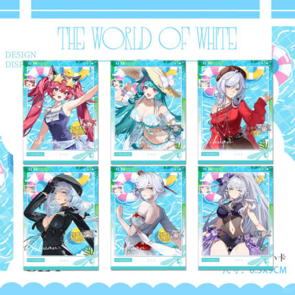 NTE Nanally, Mint, Zankou, Chaos, Hotori and Jiuyuan Summer Photo Card Collection | nte.global NTE グッズ 이환 굿즈 | Nanally, NTE 나나리, NTE ナナリ, Mint, NTE 민트, NTE ミント, Hotori