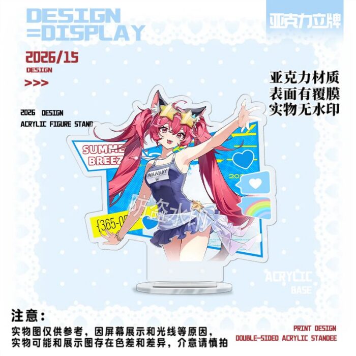 NTE Summer Character Acrylic Standee Collection | nte.global NTE グッズ 이환 굿즈 | Nanally, NTE 나나리, NTE ナナリ, Mint, NTE 민트, NTE ミント, Hotori