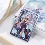NTE Zankou Cherry Blossom Glitter Acrylic Display Block and Badge Collection | nte.global NTE グッズ 이환 굿즈